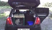 der god plads i en swift til et mega hundehus, min hund kan v�re i det 5 gange.